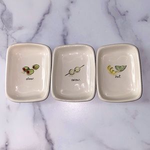 Rae Dunn Boutique Olives, Onions, Zest Bar Set Trays